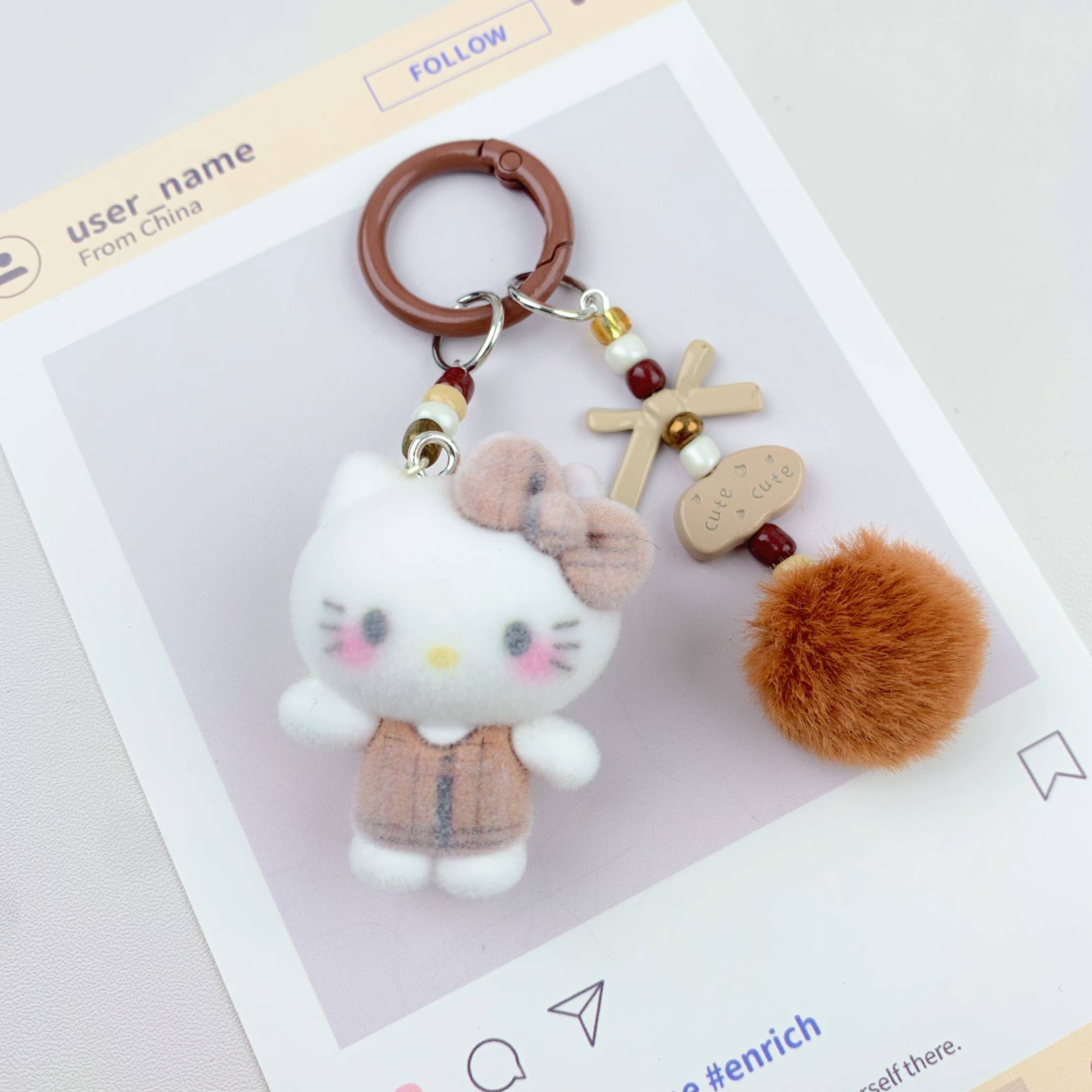 Lilyrosy（Duty free) - Wholesale Doll - Kids - Hot selling bunny keychain, gifts for her, holiday gifts6
