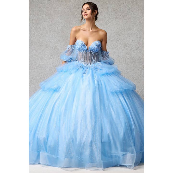 Robe de bal avec encolure cœur sans bretelles largeur supplémentaire pour la vente par Babyfox Apparel