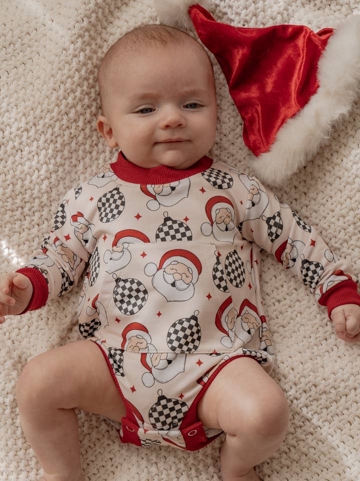 Santa | Macacão de Moletom Casual por atacado de Annie Bean & Co