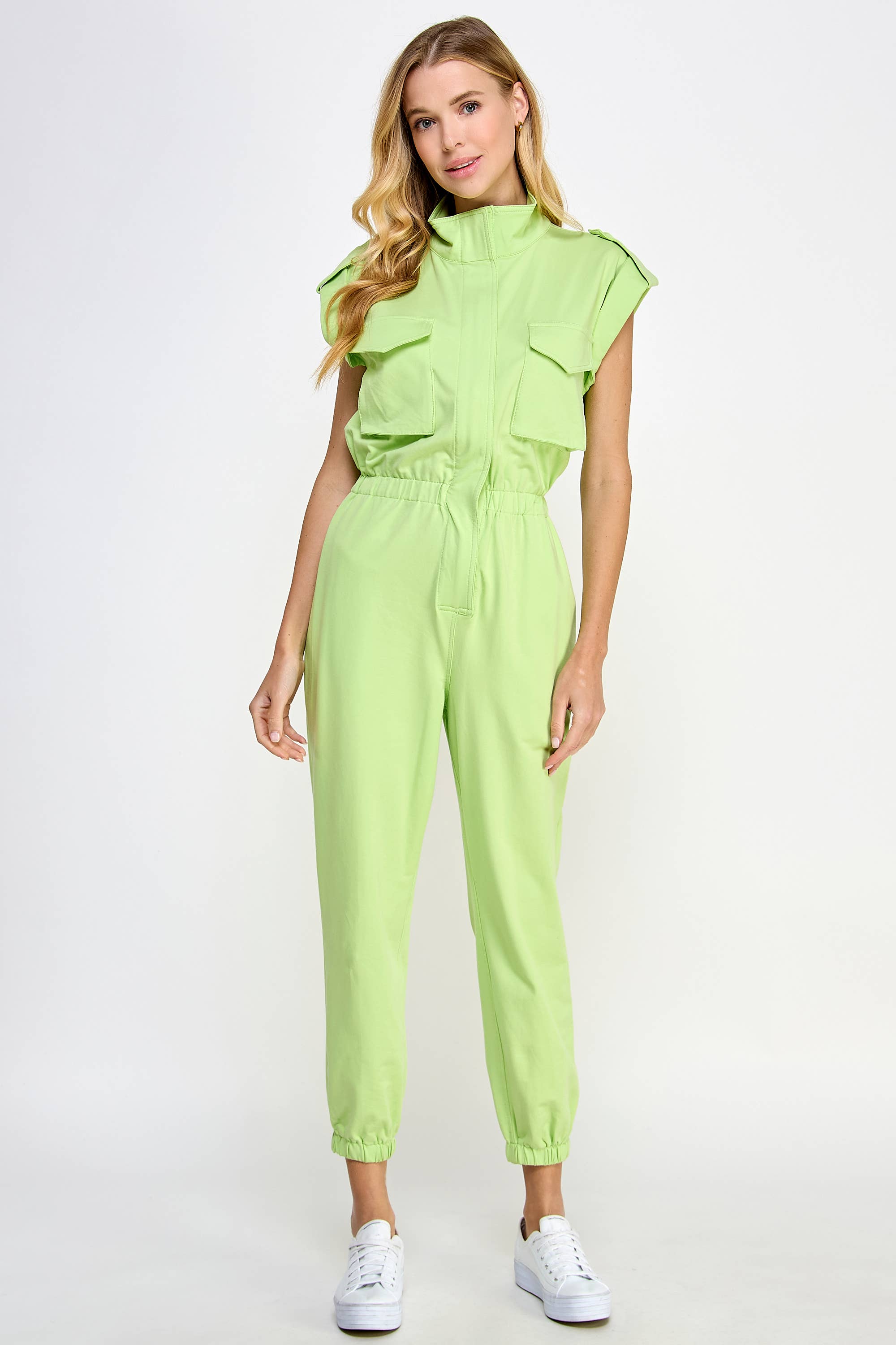 Strut & Bolt - Venta al por mayor Peto - Mujer - Mono tipo jogger sin mangas con cuello alto26