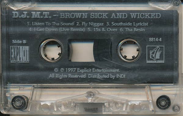 Real Retro - Wholesale Music Accessory - D.J. M.T.Brown, Sick And Wicked Sealed Music Cassette5