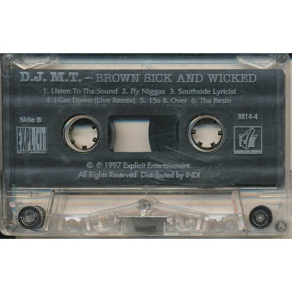 Real Retro - Wholesale Music Accessory - D.J. M.T.Brown, Sick And Wicked Sealed Music Cassette5