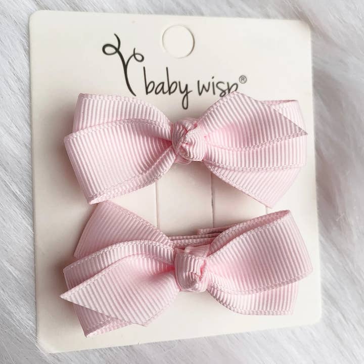 Baby Wisp - Wholesale Hair Bow - Kids - Girls Boutique Ribbon Hair Bows Knotted Bows Hair Clips9