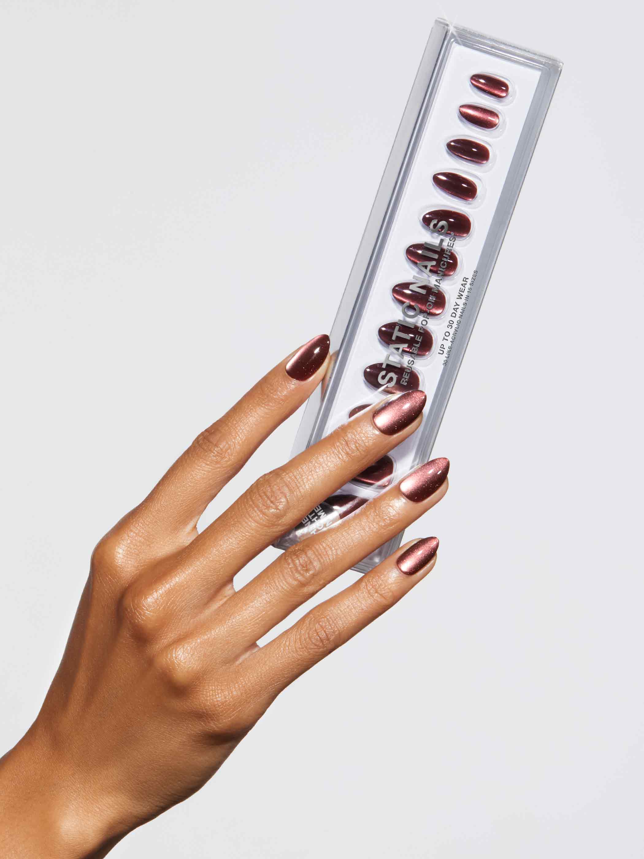 Static Nails - Vente Faux ongles/vernis en patch - AMANDE INFLUENCÉE1