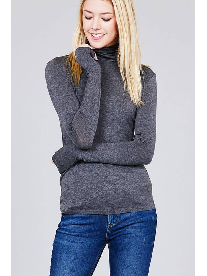 Vanilla Monkey - Vendita all'ingrosso Top in maglia - Donna - Top a maniche lunghe con scollo alto4