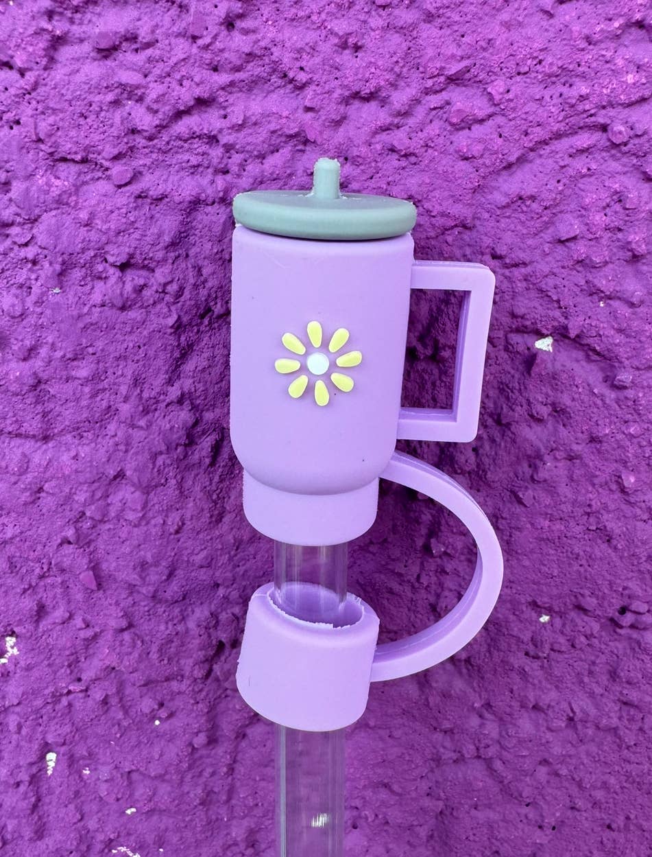 Briano Wholesale - Wholesale Drinking Straw - Tumbler Flower Large Straw Toppers4