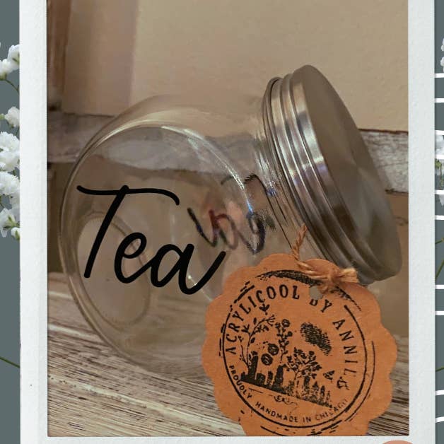 Thé - Pantry Jar pour la vente par Acrylicool by Annie