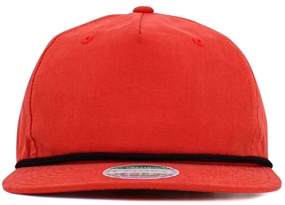 KBETHOS - Venta al por mayor Gorra snapback - Unisex - Gorra snapback de 5 paneles sin estructura con cuerda de algodón peinado y poliéster13