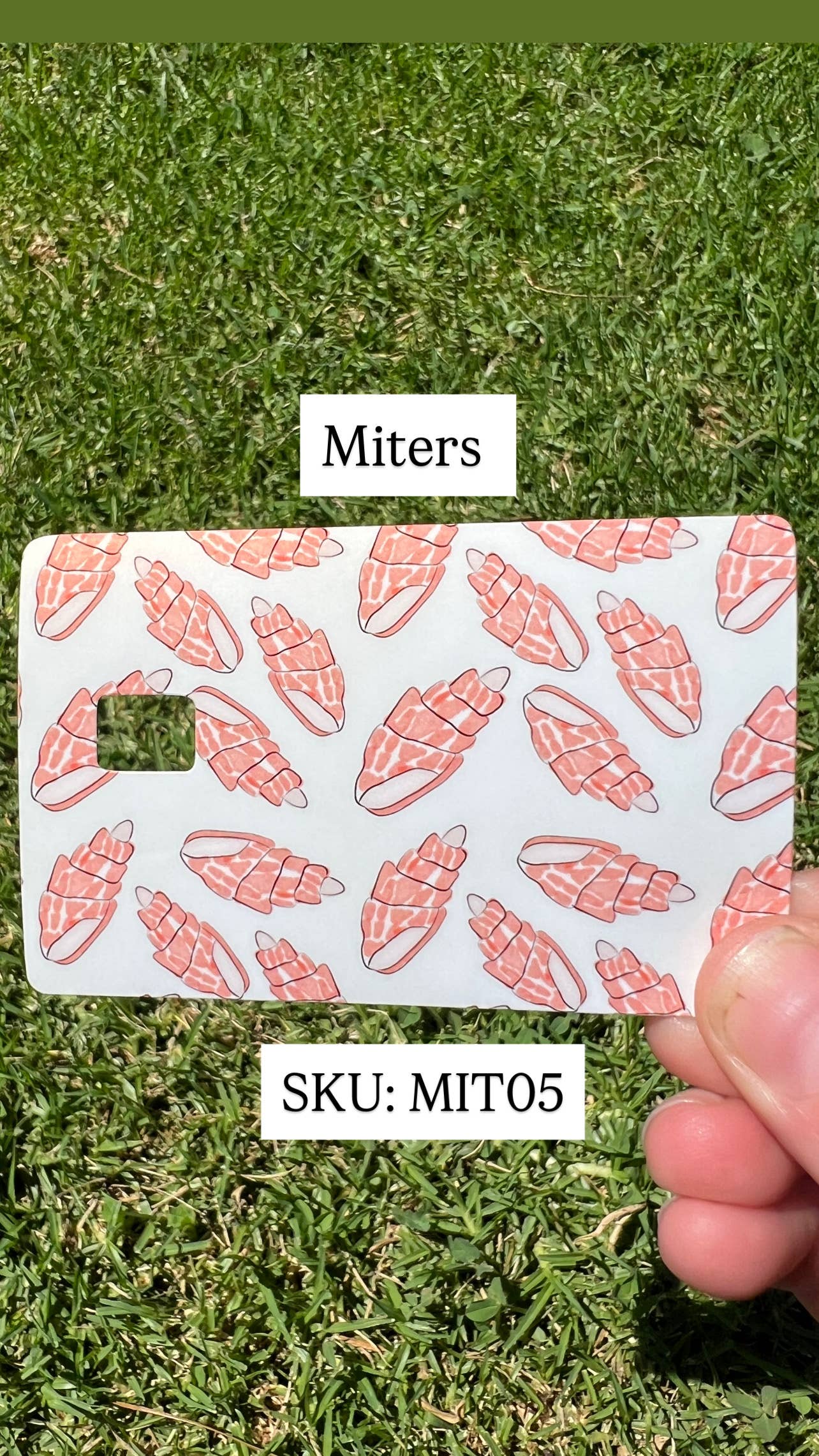 Shelloha Treasures - Wholesale Phone & Laptop Stickers - Card Skins - Miter Shell Options4