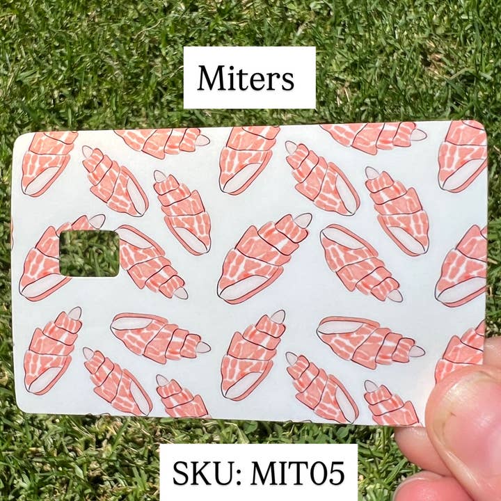 Shelloha Treasures - Wholesale Phone & Laptop Stickers - Card Skins - Miter Shell Options4