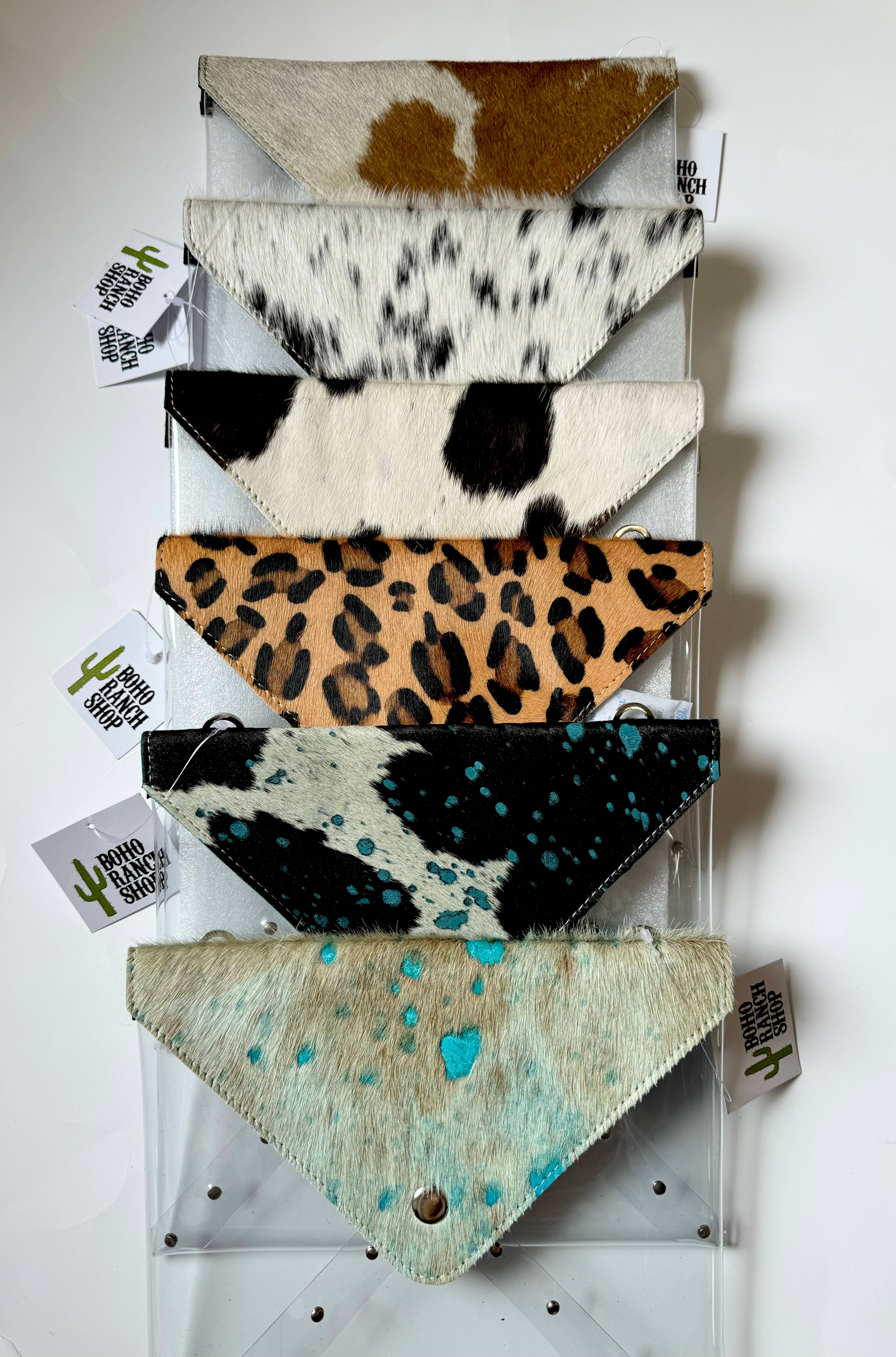 Boho Ranch Shop - Wholesale Crossbody Bag - Women's - Western Cowhide Hairon Clear Crossbody Purse12