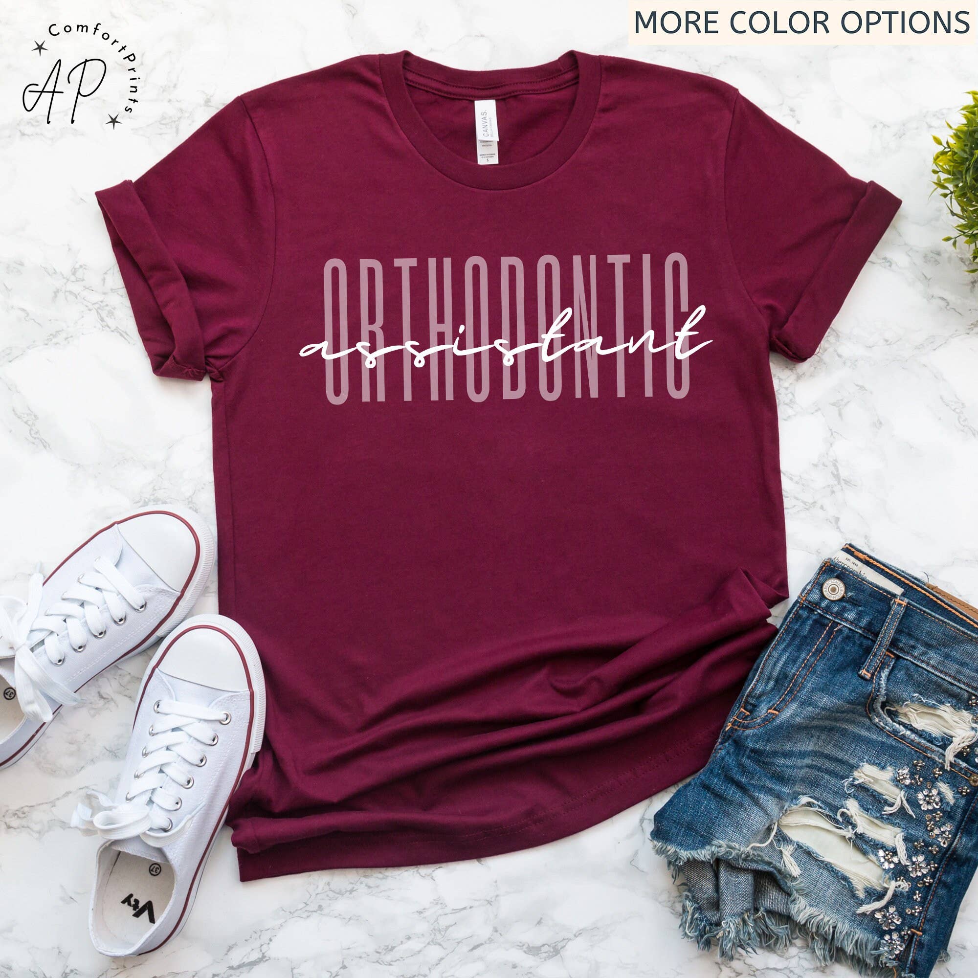 APComfortPrints - Wholesale Screen Printed T-Shirt - Unisex - Orthodontic Assistant Shirt4