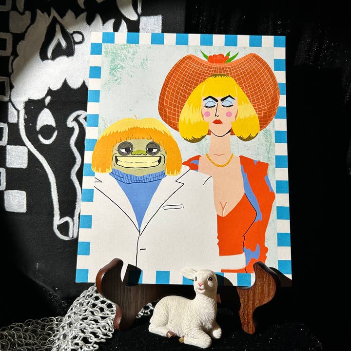 Addams Gothic 8x10" Art Print for wholesale by LambRot Art