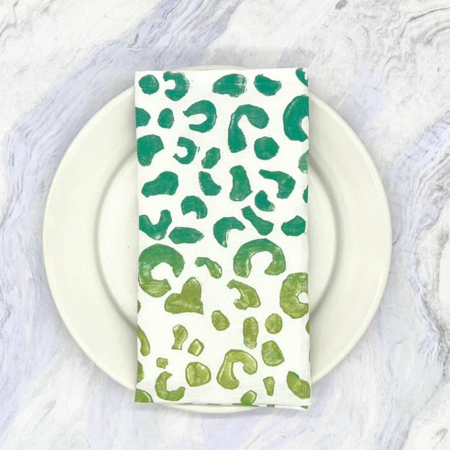 Tulusa – Engroshandel Middags- og stofserviet – På prowl - Cheetah Print Servietter i 6 Farve-måder8