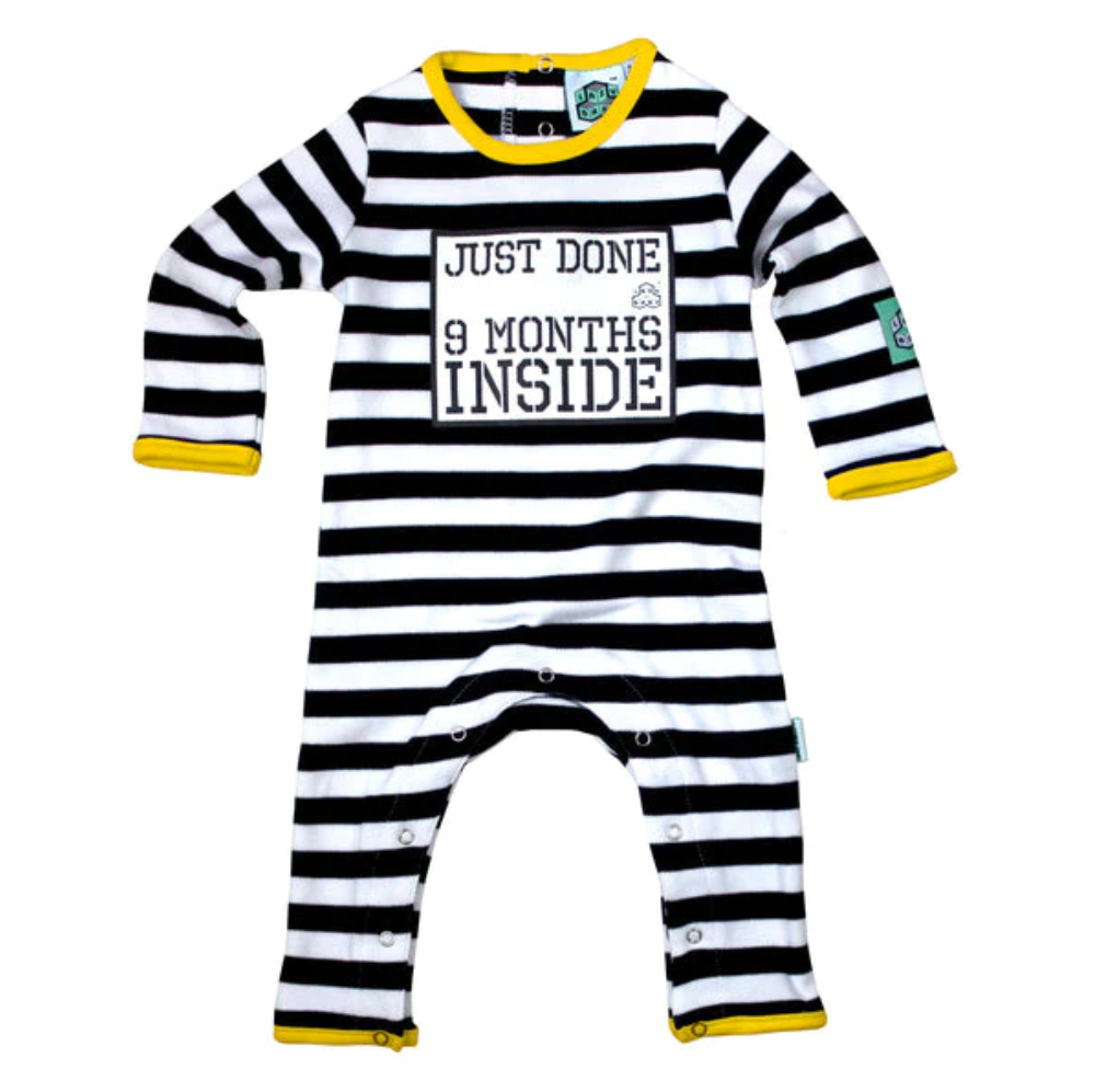 Lazy Baby® - Wholesale Jumpsuit - Baby - Just Done 9 Months Inside Baby Romper (Bakers Dozen) Yellow1