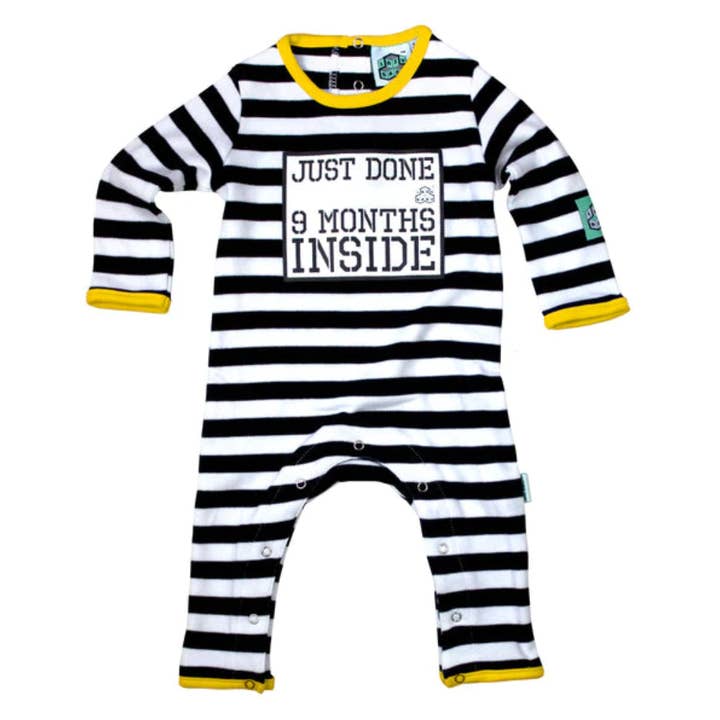 Lazy Baby® - Wholesale Jumpsuit - Baby - Just Done 9 Months Inside Baby Romper (Bakers Dozen) Yellow1