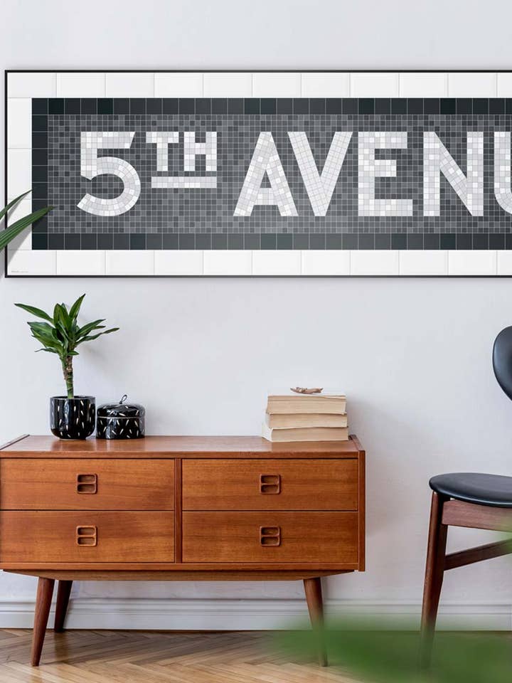 Affiche NY Black pour la vente par Hidraulik