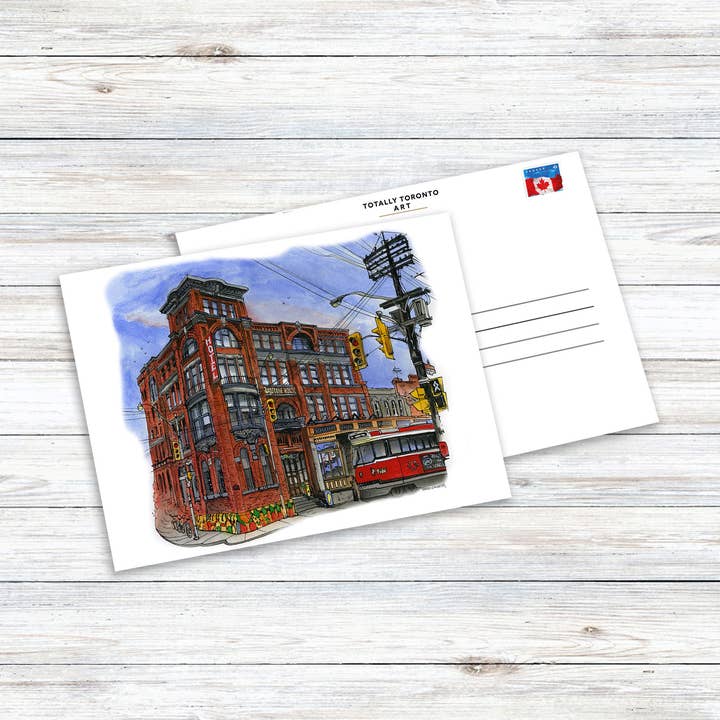Gladstone Hotel Toronto Postcard for wholesale by Totally Toronto Art/Sassy City Studio