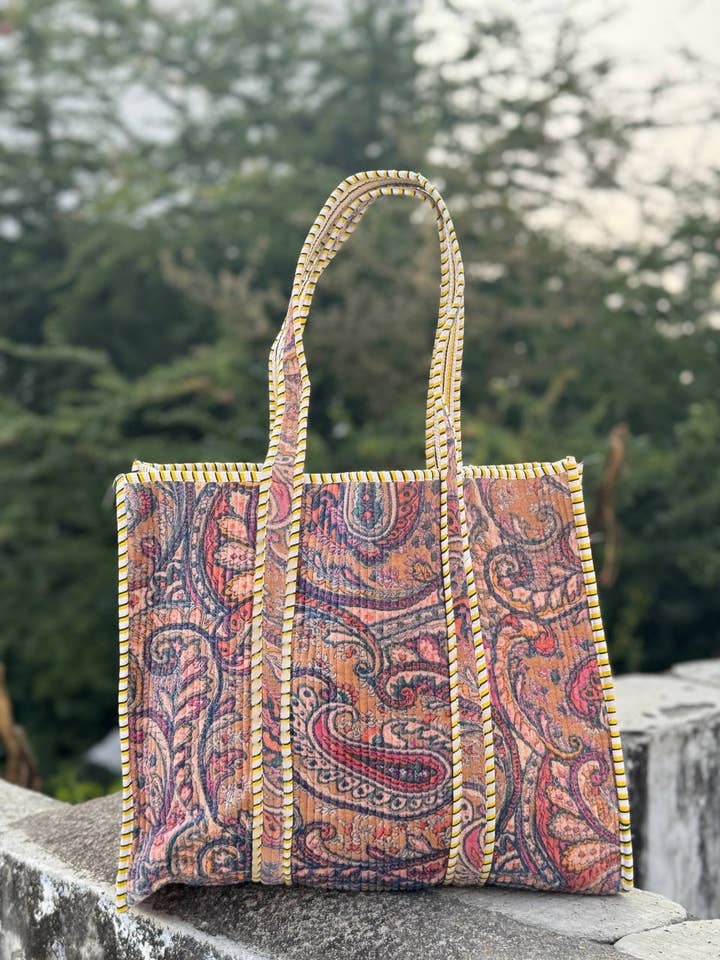 Velvet Tote Bag Market Bag for Women Tote Bag Weekend Bags for wholesale by Bhawana Handicrafts