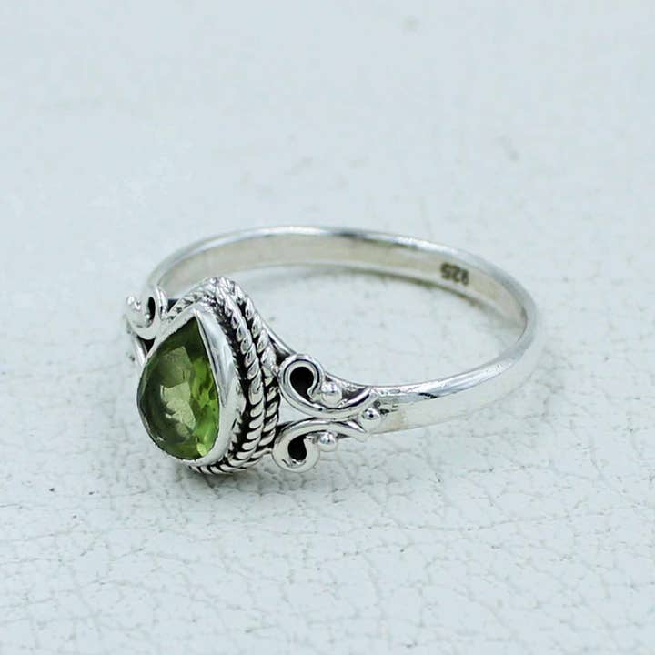 Silvex Jewelry - Wholesale Engagement Ring - Solitaire Citrine Engagement Ring in Sterling Silver21