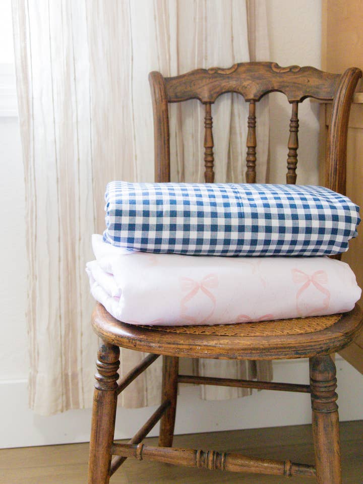 Little Mae and Co – wholesale Bedding blanket – Kids & Baby – Ribbon Crib Quilted Blanket4