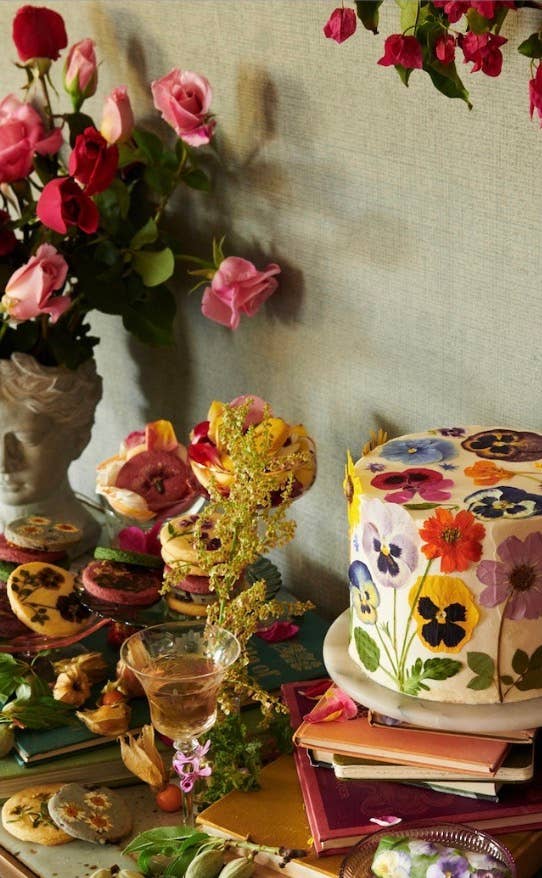 Eat Your Flowers – wholesale Tårta/Cupcake Topper – Ätbara pressade blommor för dekoration6