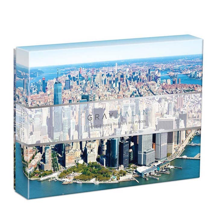 Chronicle Books - Wholesale Puzzle - Adult - Gray Malin New York City 500 Piece Double Sided Puzzle