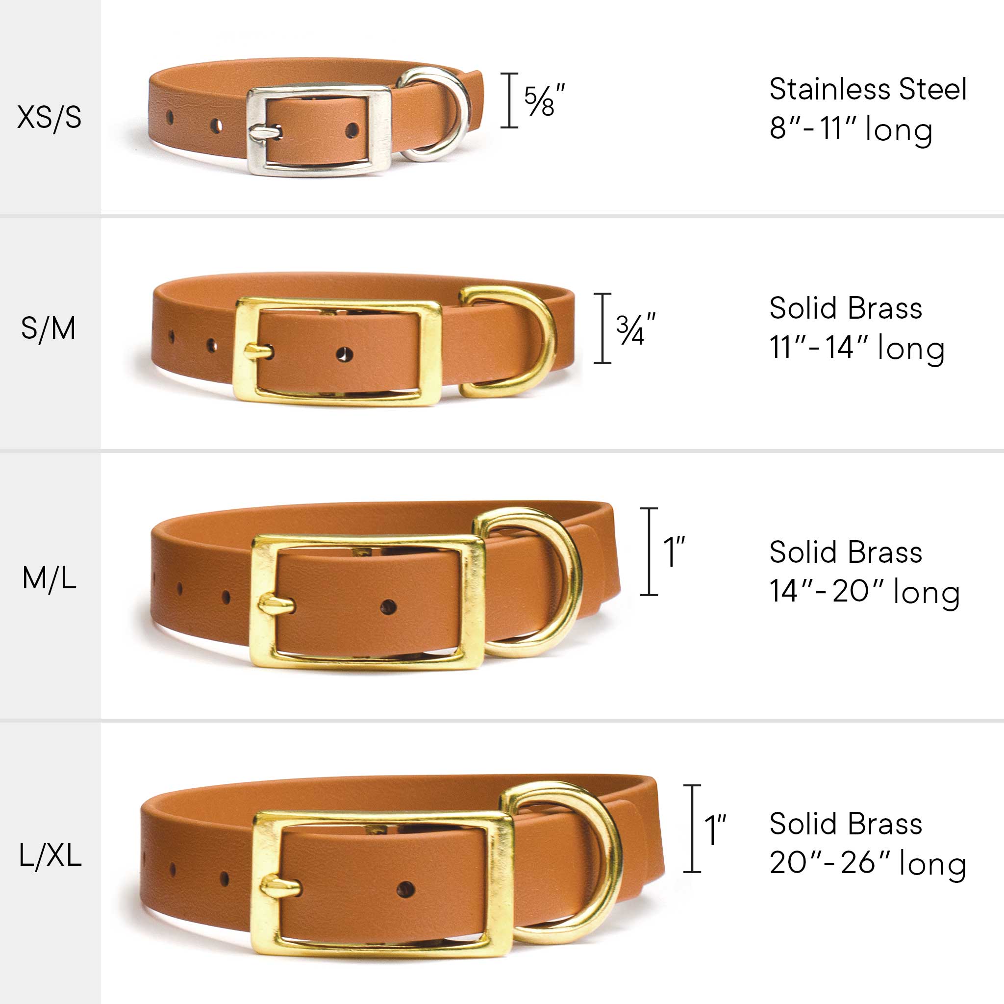 Doodle Dog Town - Wholesale Pet Collar - Dog - Waterproof Biothane® Collar - Caramel6