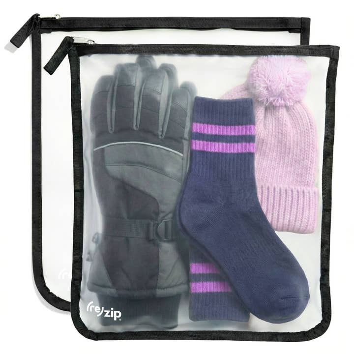 Reusable Zippered Storage Bags - Large - 2 Pack Set for wholesale by Rezip Co.