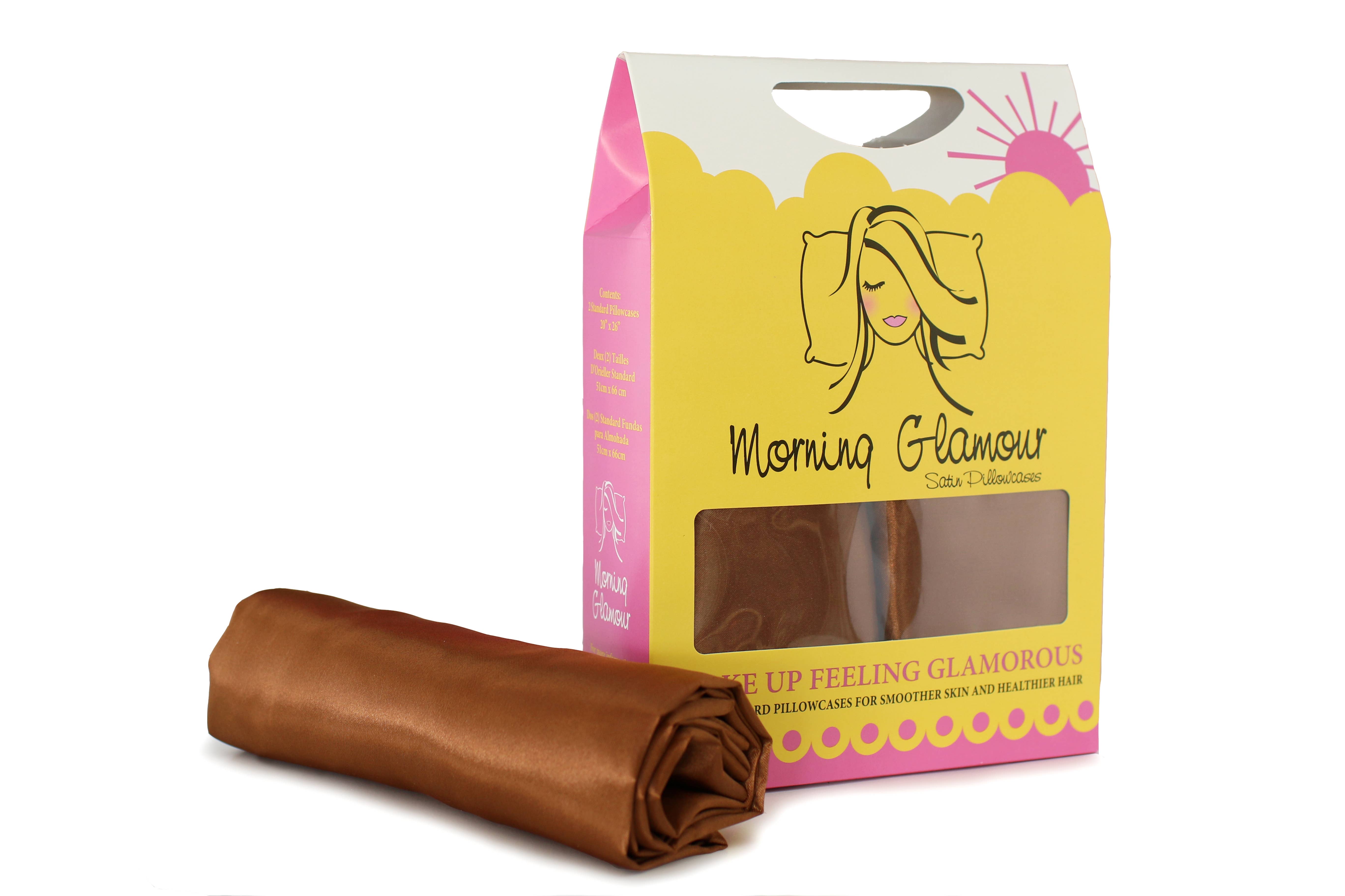 Morning Glamour – wholesale Bedding pillowcase/sham – Signature 2PK Satin Pillowcase- STANDARD/QUEEN3