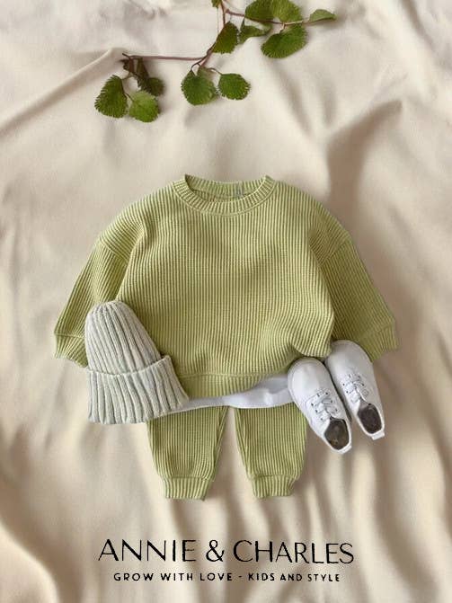 Annie & Charles - Wholesale Top & Pant Set - Kids - Annie & Charles® cotton two-piece2