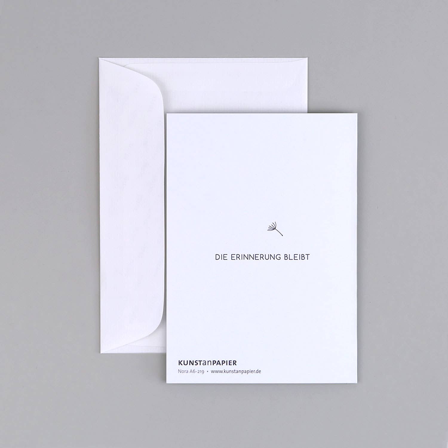 Kunst an Papier - Venta al por mayor Tarjeta de condolencias - Tarjeta de condolencias Nora flor1