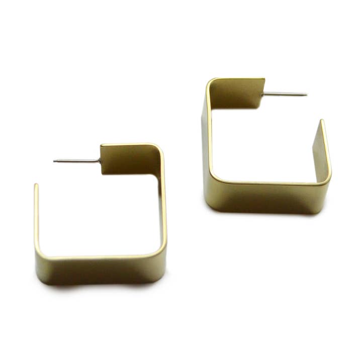 Stora fyrkantiga hoops Large för wholesale av Natalie Joy