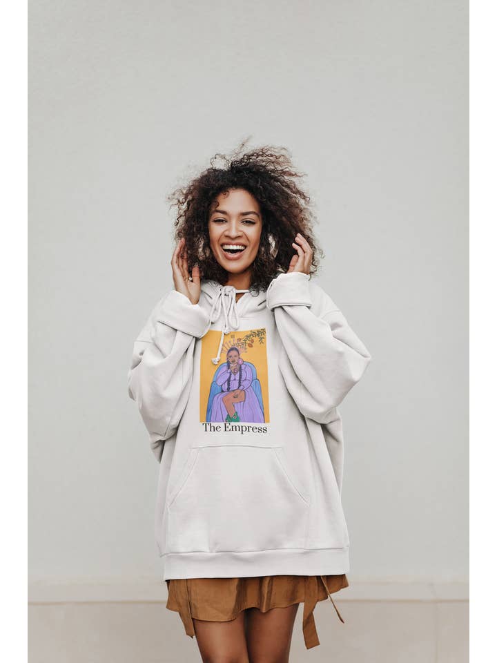 D. Ridley Designs – wholesale Hoodie - Unisex – Kejsarinnan Tarot Card Hoodie