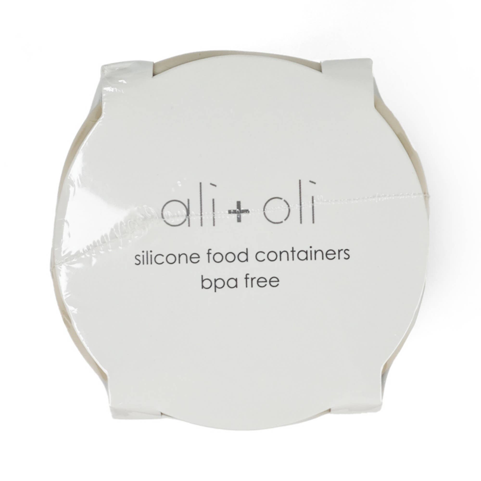 Ali+Oli - Wholesale Food Storage Container - Ali+Oli Silicone Food Containers (4oz) 2-pack (Sky-Khaki)9