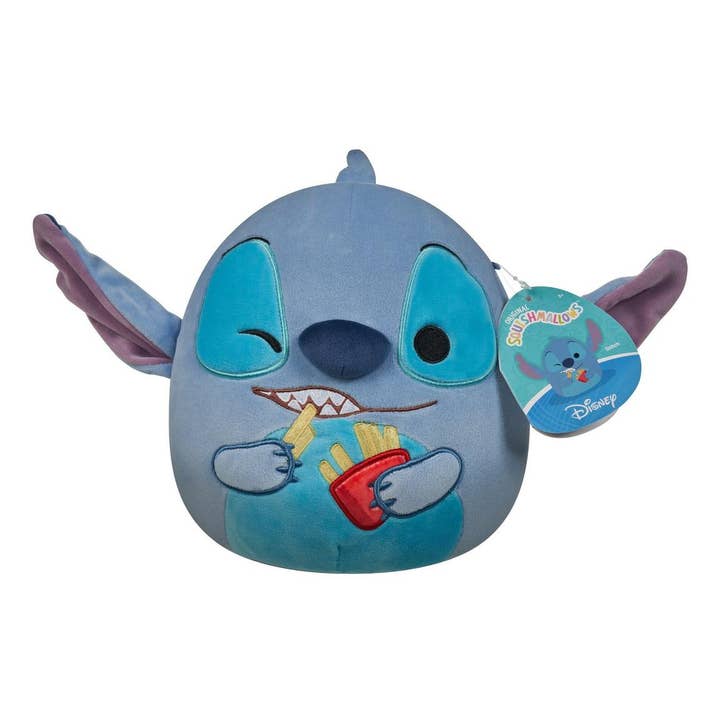 Squishmallow Disney Plush Toy 8" Stitch with Fries for wholesale by Authentic Street Signs