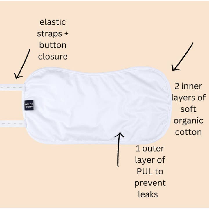 Wilde Body Wellness - Wholesale Cotton Pad - Complete Castor Oil Pack Wrap 3 Piece Kit5