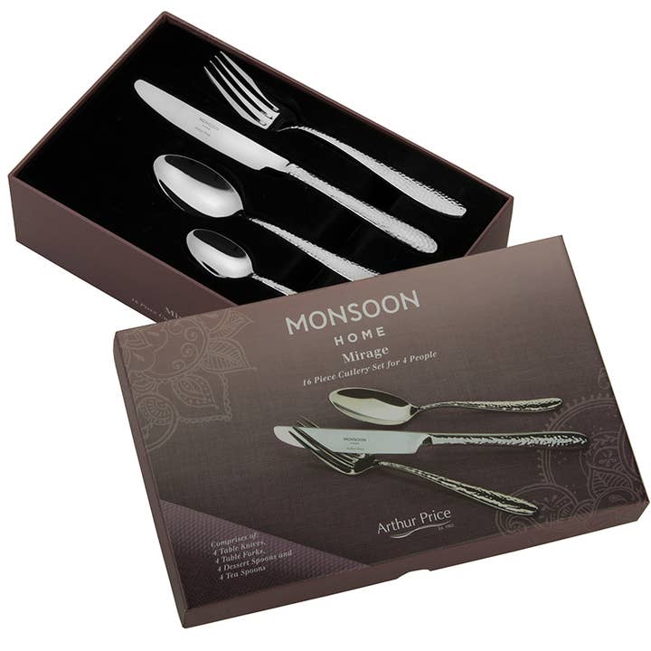 Monsoon Mirage 16 Piece Box Set for wholesale by Arthur Price