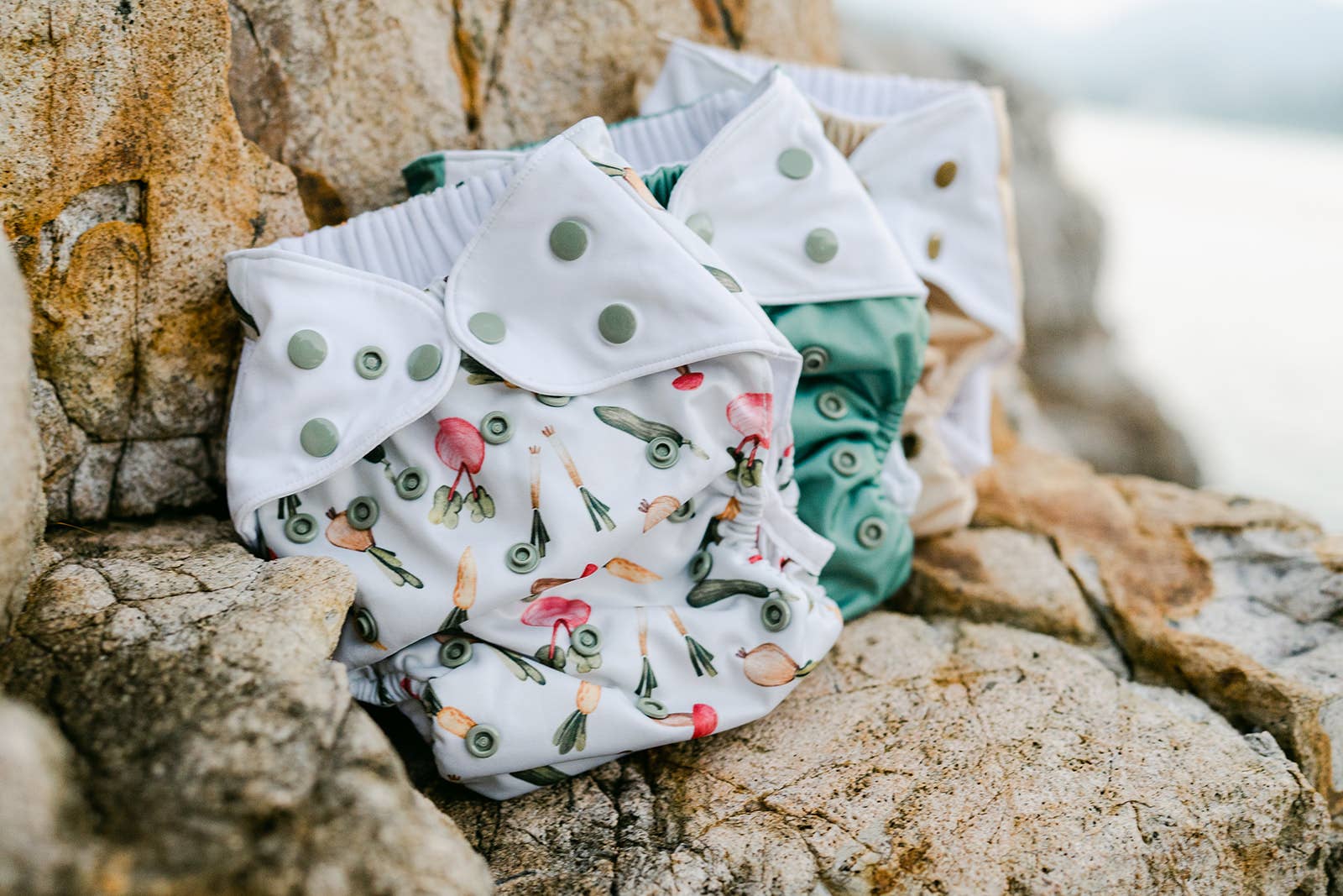 Just Peachy - Wholesale Nappy (cloth) – Baby - Cloth Diapers Nature Collection Single Set -Farmer's Market16