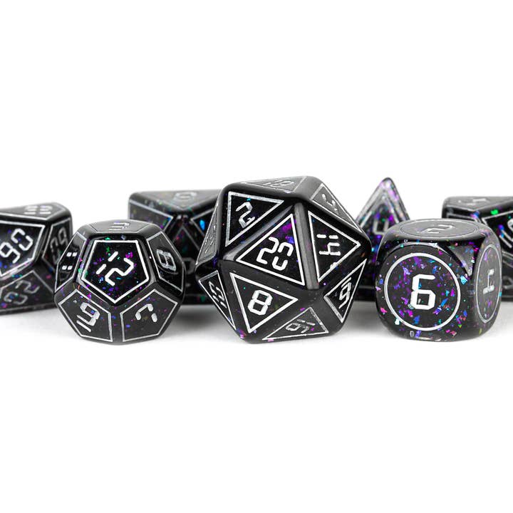 FanRoll by Metallic Dice Games - Wholesale Dice - NEW 13 Inclusion Dice Resin: Penguin, Koala, Dinosaur3