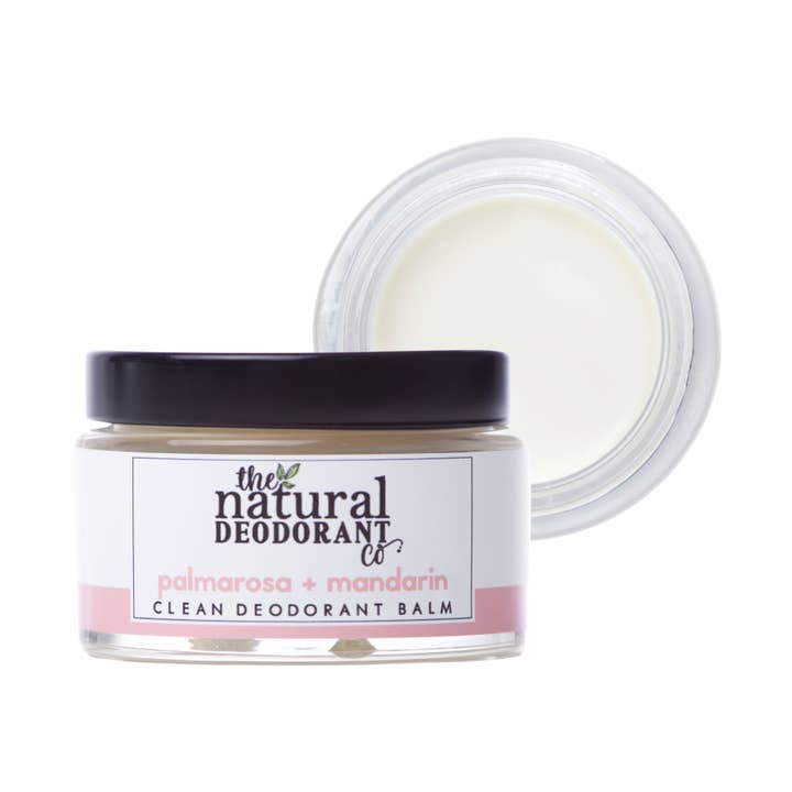 Bálsamo Desodorante Limpo Palmarosa+Mandarim 55g por atacado de The Natural Deodorant Co.