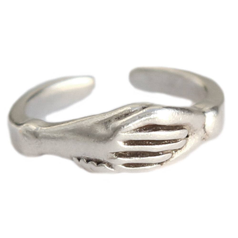 Love Ibiza - Wholesale Band/Stacked Ring - Ring hands silver0