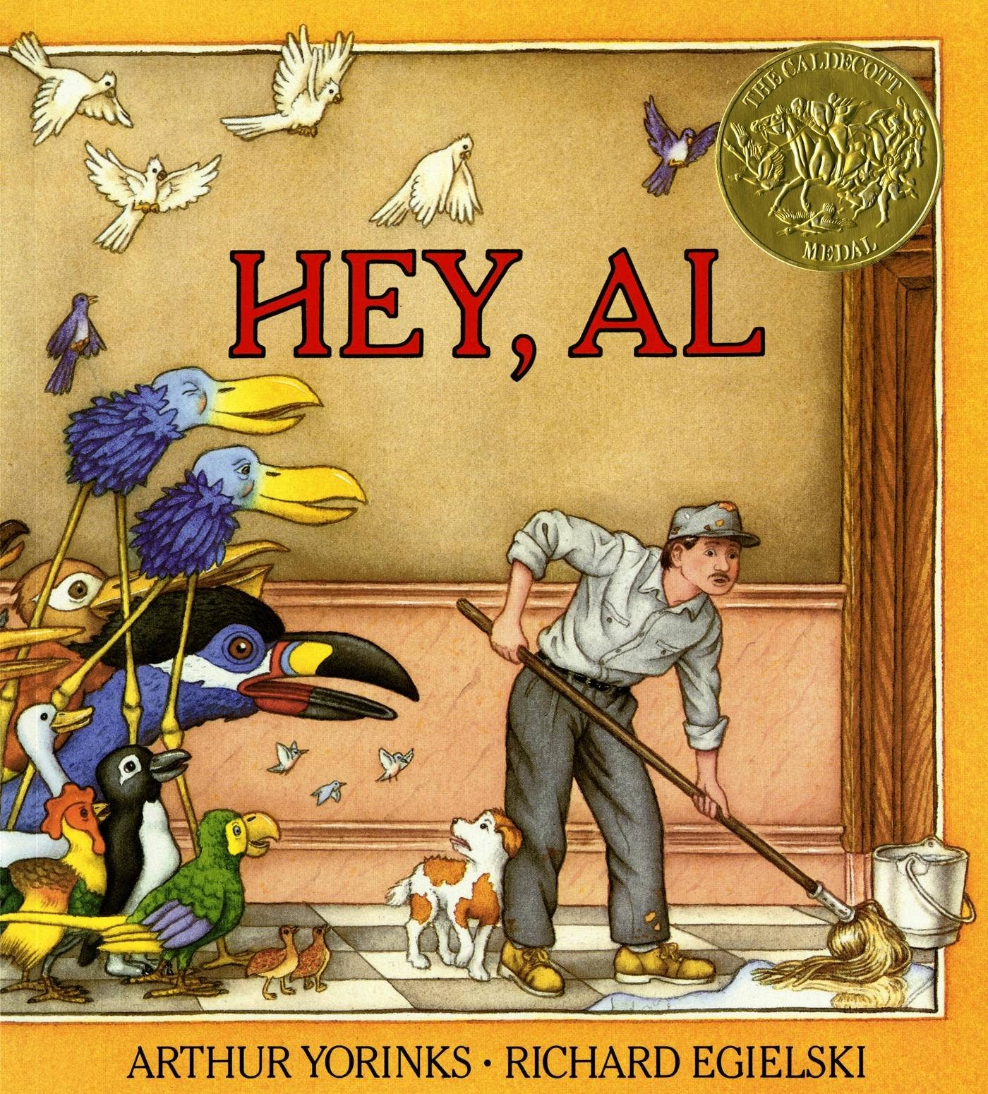 Macmillan Publishers - Wholesale Early Reader Book (6-8) - Hey, Al (Caldecott Medal Winner)0