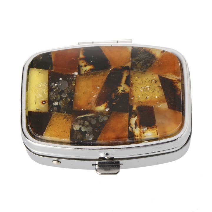 Pilulier Carré Ambre pour la vente par The Natural Amber