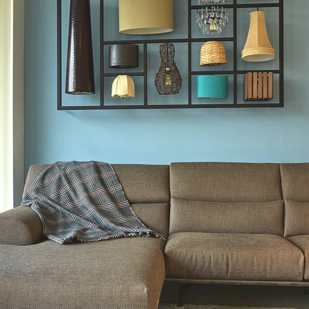 Bottoli - Wholesale Throw Blanket - Plaid elegance - 100% Virgin Merino Wool - Prince of Wales