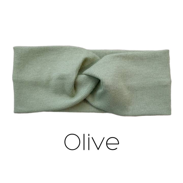 The Modern Pause - Wholesale Fashion Headband - Women's - Organic Rib Cotton Twist Headband18