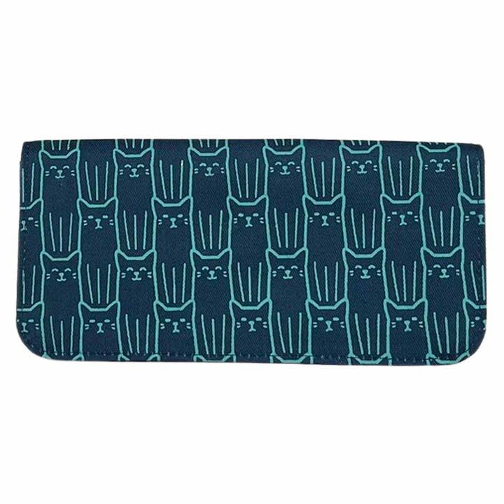 Malia Designs - Vente Portefeuille – femme - Portefeuille long à imprimé chat - Cadeau pour les amoureux des chats - Portefeuille végétalien1