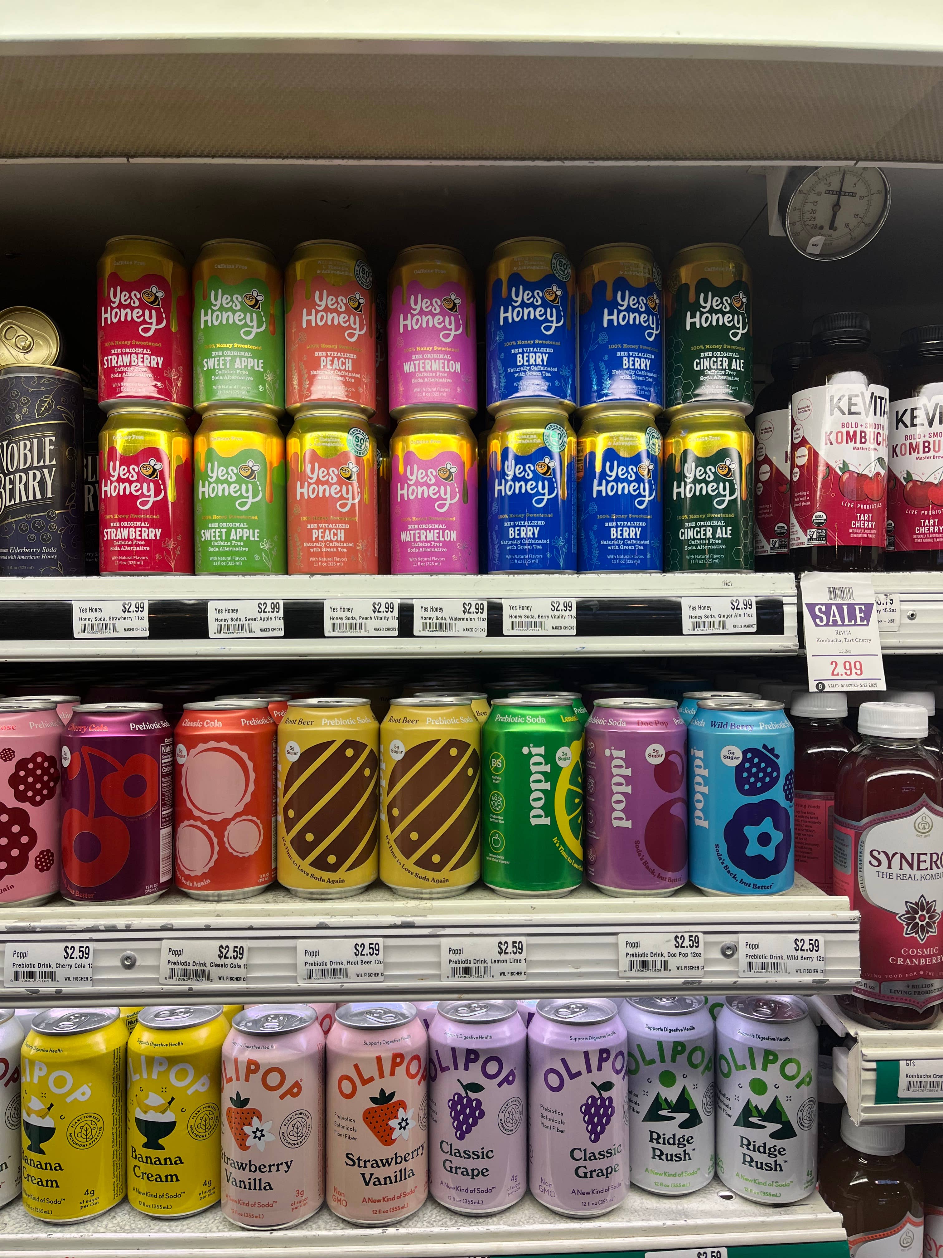 Yes Honey - Wholesale Soda/Carbonated Drink - Yes Honey - 100% Honey Sweetened Soda - Peach Vitality6