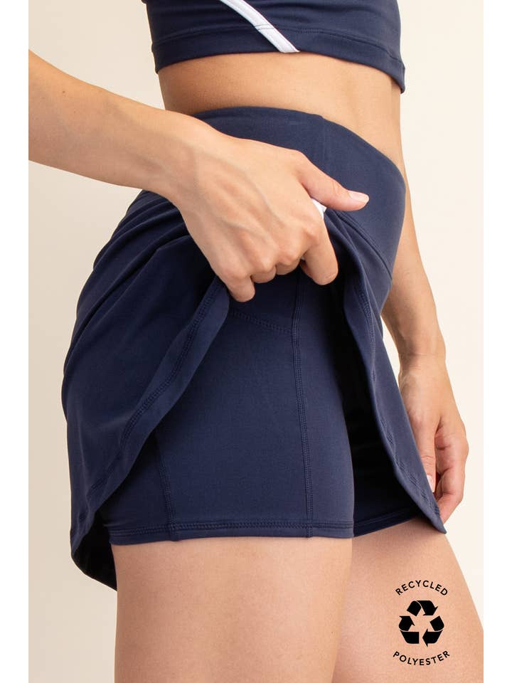 Rae Mode - Wholesale Athletic Skirt - Women's - RECYCLED BUTTER SKORT