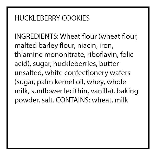 Yellowstone Foods - Wholesale Cookie - Huckleberry Vanilla Chip Cookie2